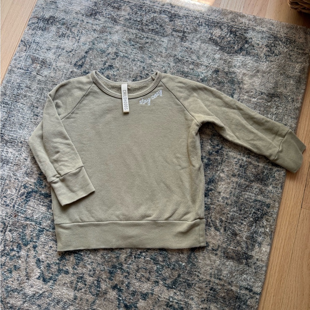 Childhoods stay cozy sweater